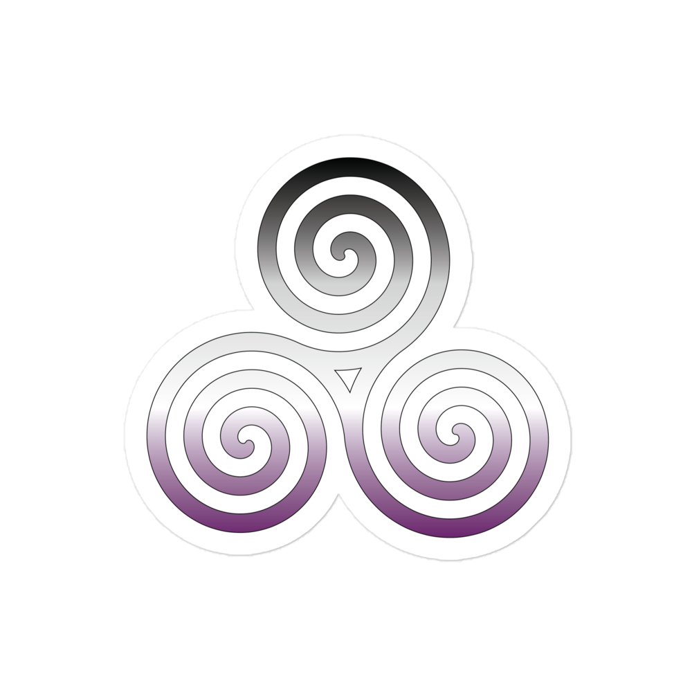 Celtic Triskelion - Asexual/Demisexual