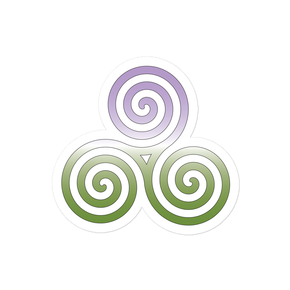 Celtic Triskelion - Genderqueer