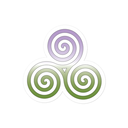 Celtic Triskelion - Genderqueer