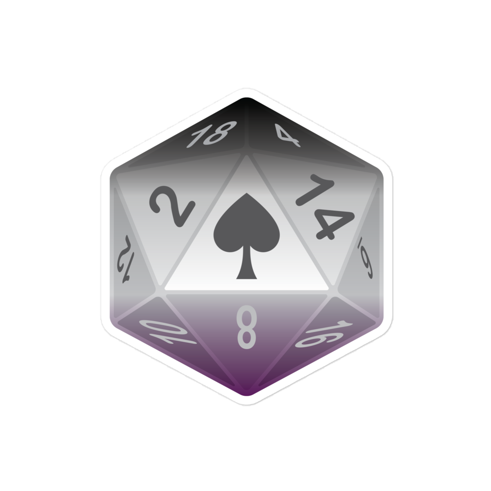 Pride Dice - Asexual