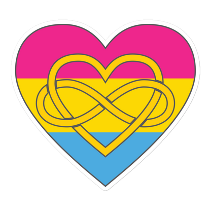 Polyamory Infinity Heart Pansexual Pride