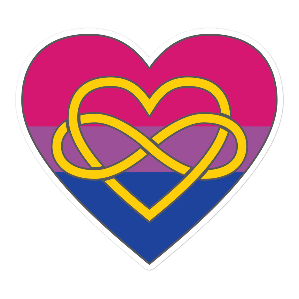 Polyamory Infinity Heart Bisexual Pride