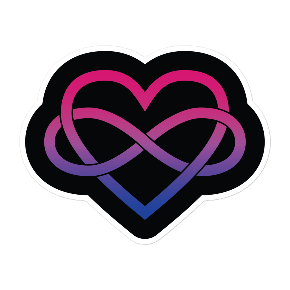 Polyamory Infinity Heart - Bi