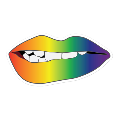 Biting Lips - Rainbow Pride - Gradient