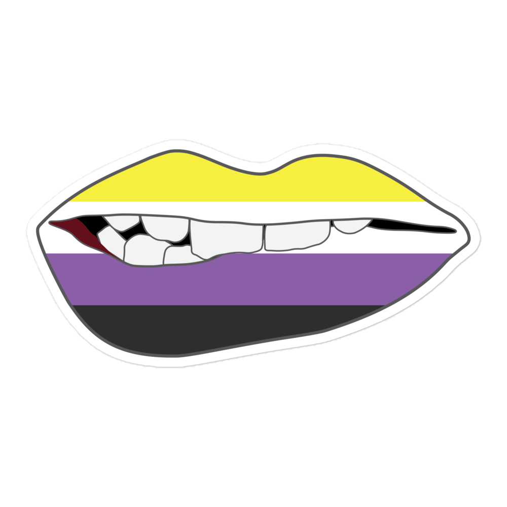 Biting Lips - Non-binary Flag