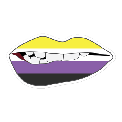 Biting Lips - Non-binary Flag