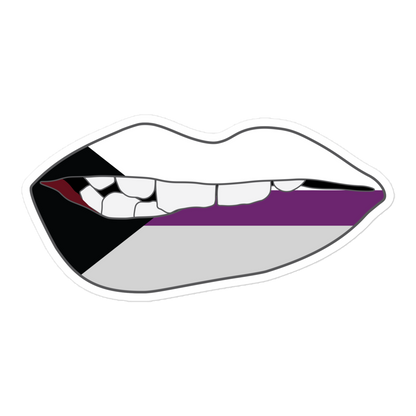 Biting Lips - Demisexual Flag