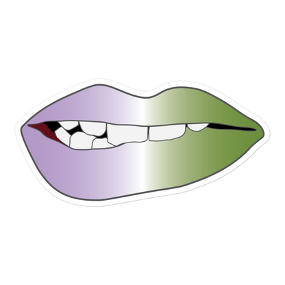 Biting Lips - Genderqueer Pride - Gradient