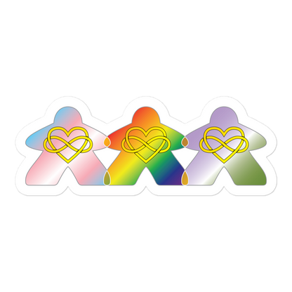 Meeple Throuple - Trans/Rainbow/Genderqueer