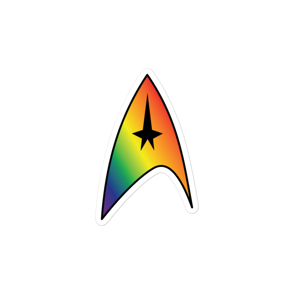 Starfleet Insignia - Rainbow Pride