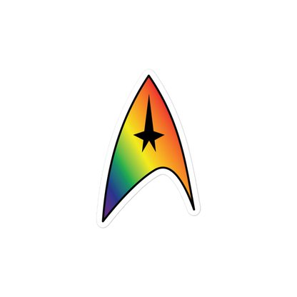 Starfleet Insignia - Rainbow Pride