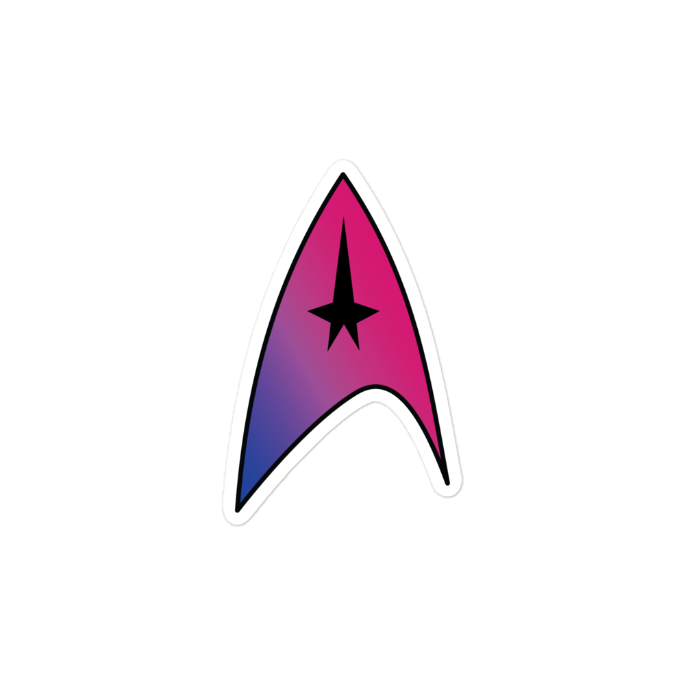 Starfleet Insignia - Bisexual Pride