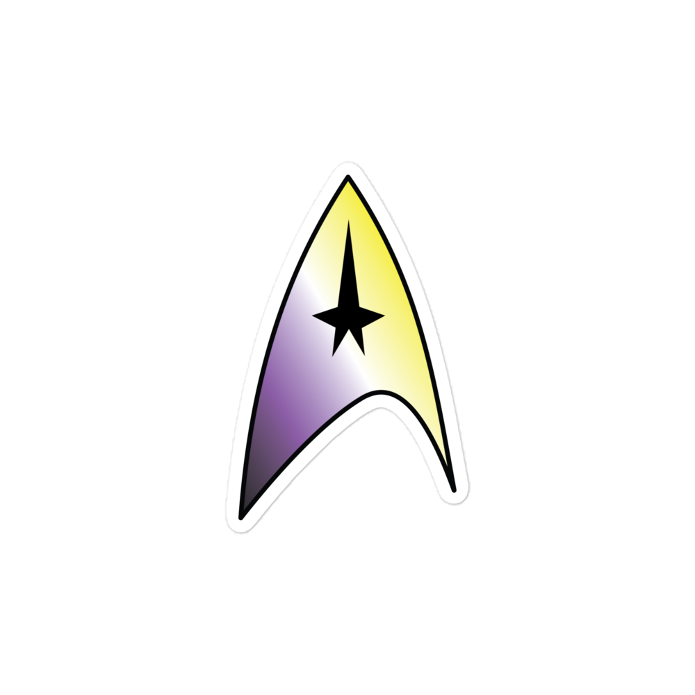 Starfleet Insignia - Non-binary Pride