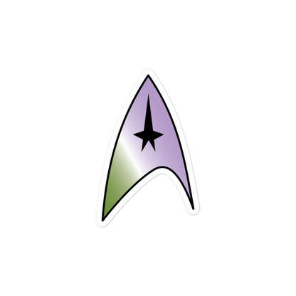 Starfleet Insignia - Genderqueer Pride