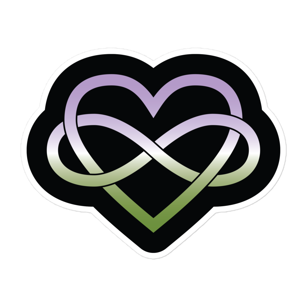 Polyamory Infinity Heart - Genderqueer