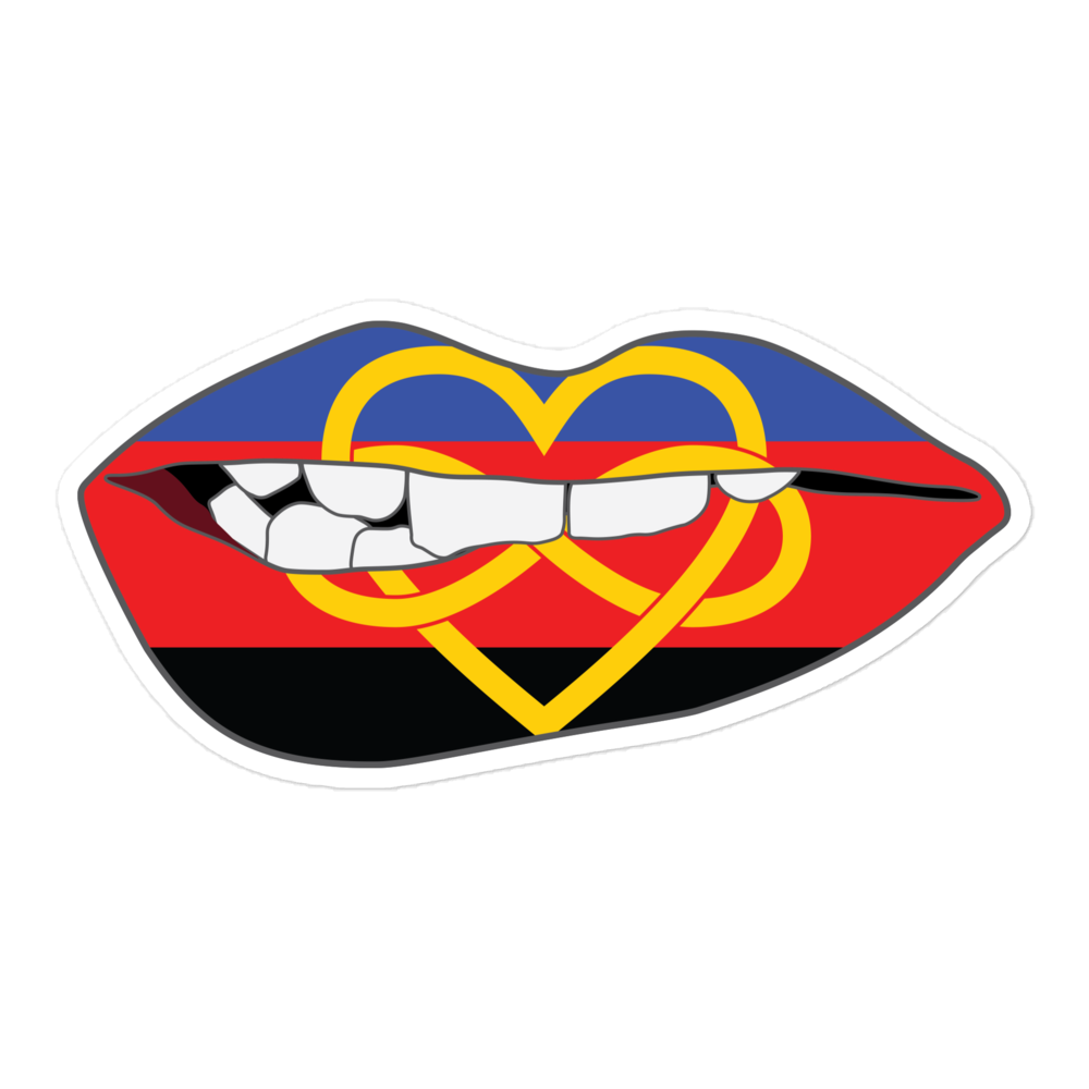 Biting Lips - Polyamory Flag