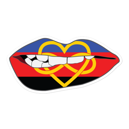 Biting Lips - Polyamory Flag