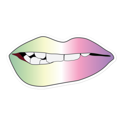 Biting Lips - Genderfae Pride - Gradient