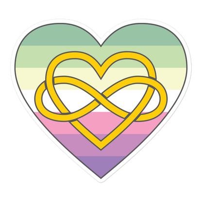 Polyamory Infinity Heart Genderfae Pride