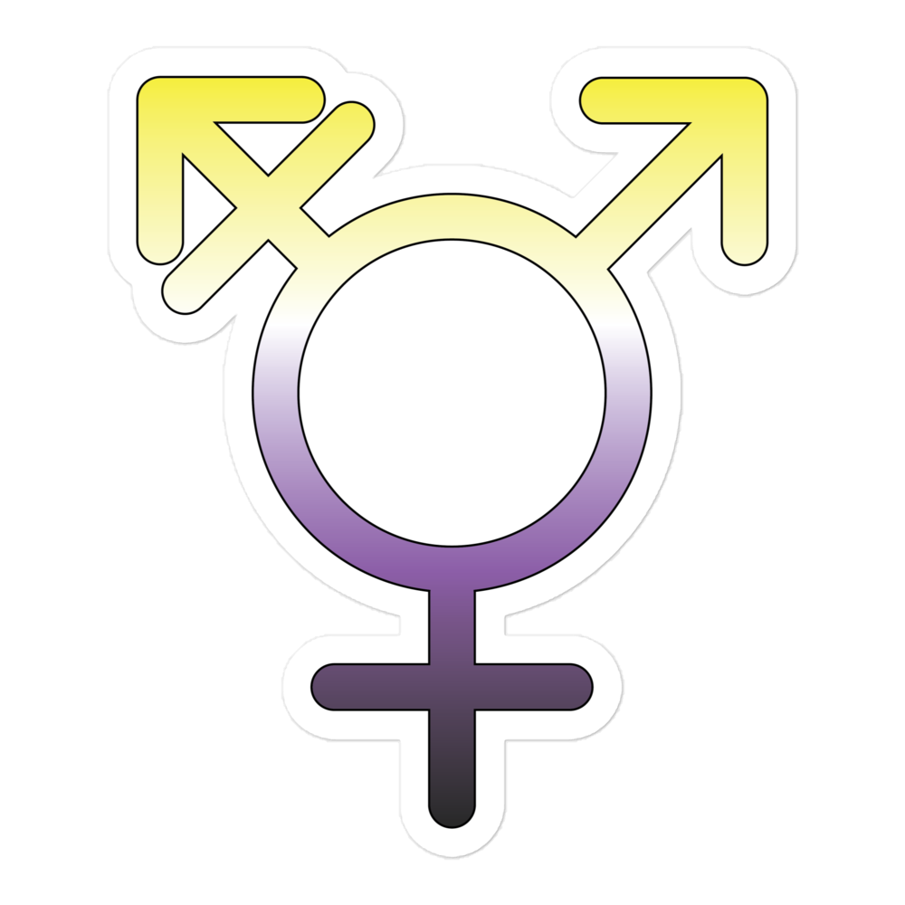 Transgender Symbol - Non-binary Pride