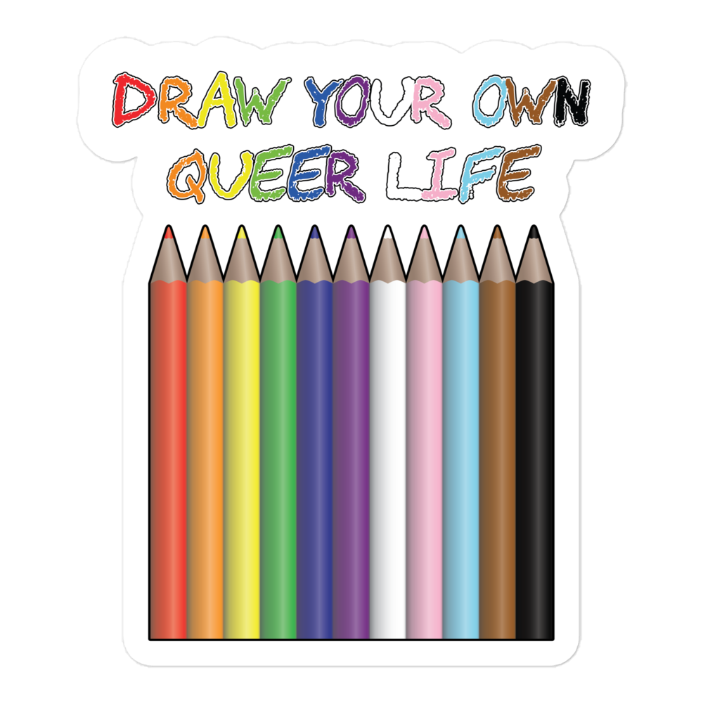 Draw Your Own Queer Life (Progress colours)