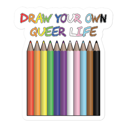 Draw Your Own Queer Life (Progress colours)