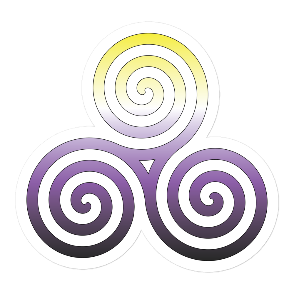 Celtic Triskelion - Non-binary