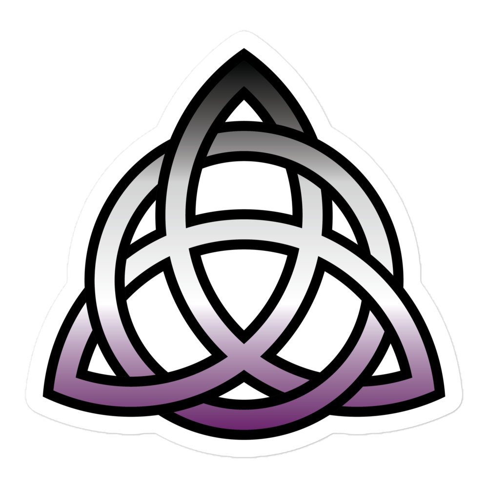 Celtic Trinity Knot - Asexual/Demisexual