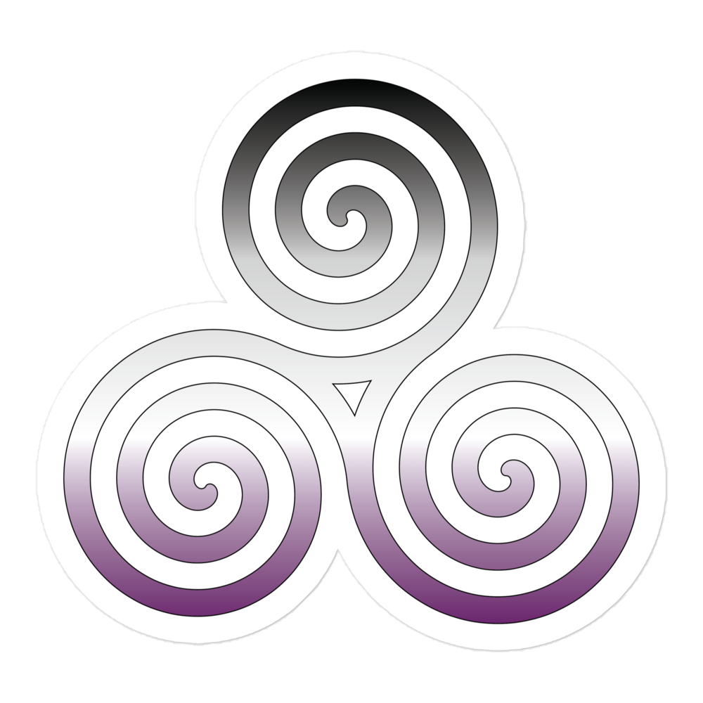 Celtic Triskelion - Asexual/Demisexual