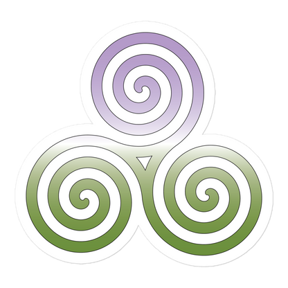 Celtic Triskelion - Genderqueer