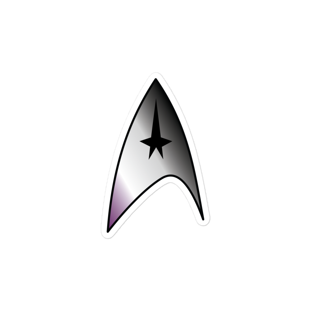 Starfleet Insignia - Asexual/Demisexual Pride