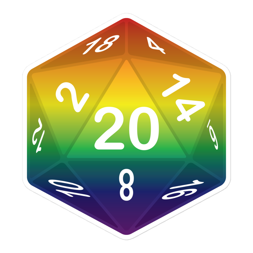 Pride Dice - Rainbow