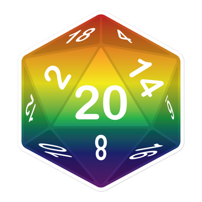 Pride Dice - Rainbow