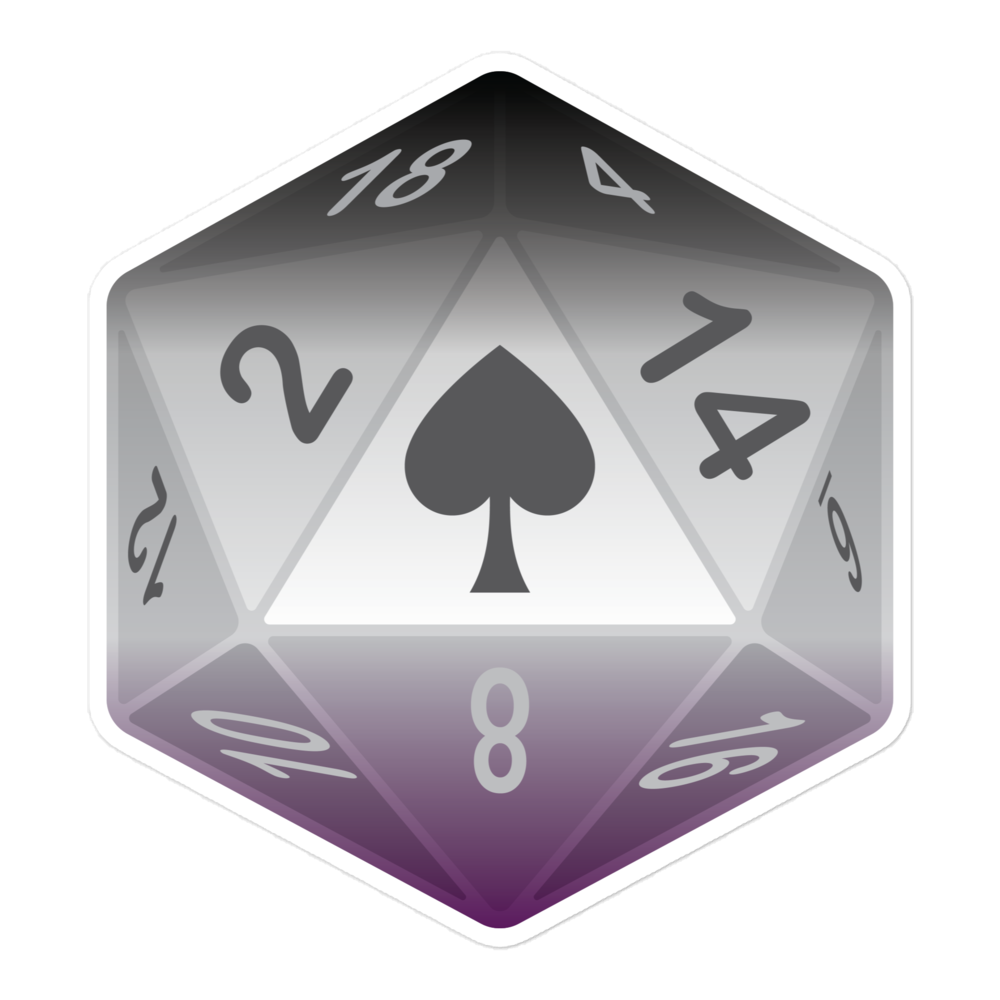 Pride Dice - Asexual