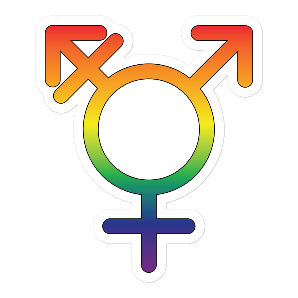 Transgender Symbol - Rainbow Pride