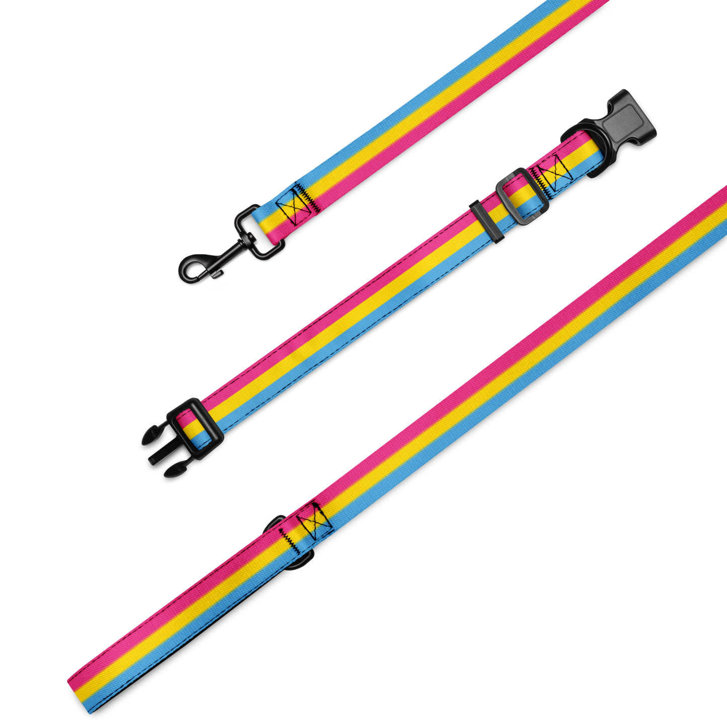 Pan Pride Flag Pet collar & leash