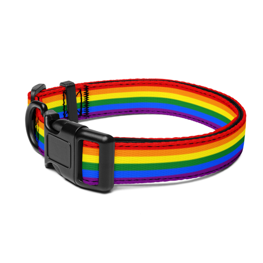 Rainbow Pride Flag Pet collar