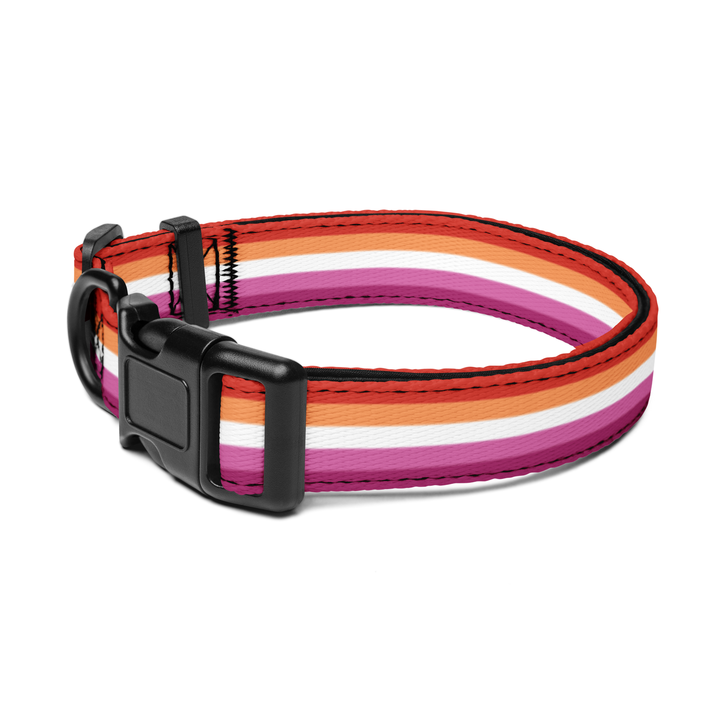 Lesbian Pride Flag Pet collar