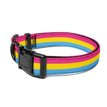 Pan Pride Flag Pet collar