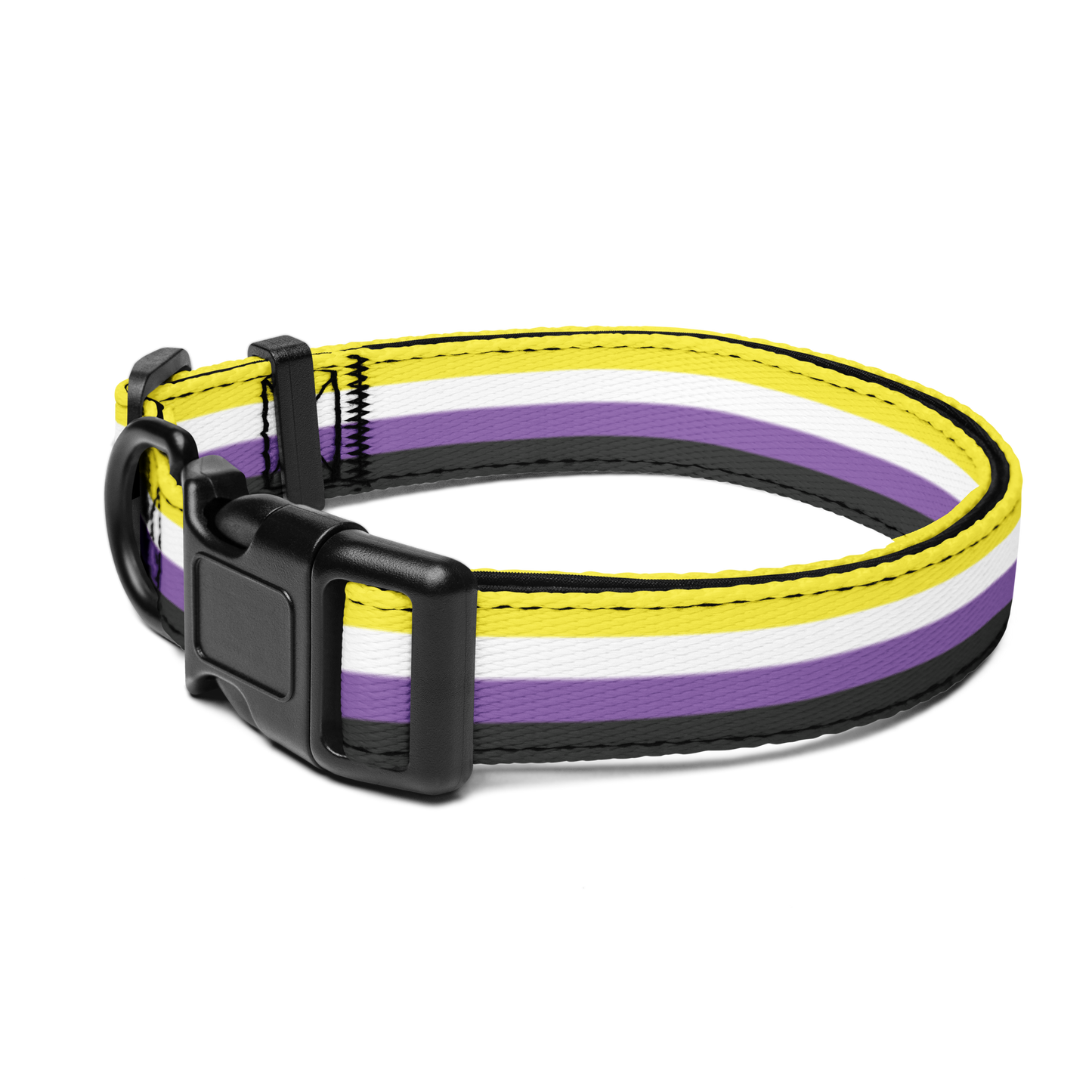 Enby Pride Flag Pet collar