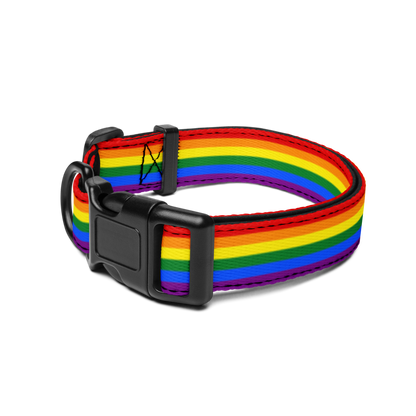 Rainbow Pride Flag Pet collar