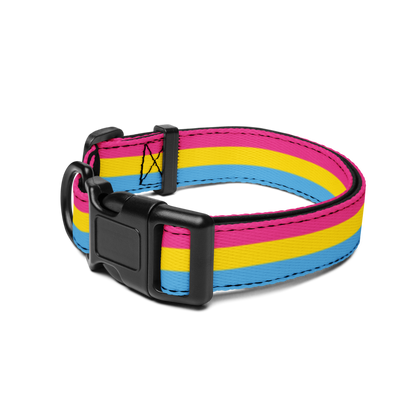 Pan Pride Flag Pet collar