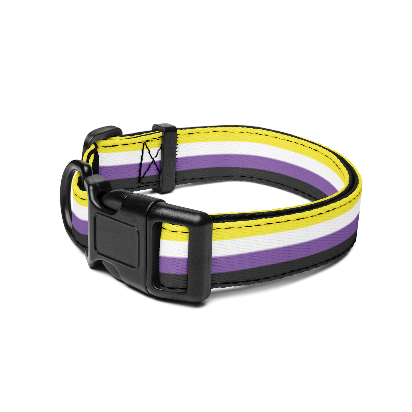 Enby Pride Flag Pet collar