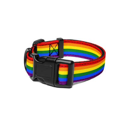 Rainbow Pride Flag Pet collar