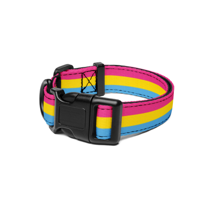 Pan Pride Flag Pet collar