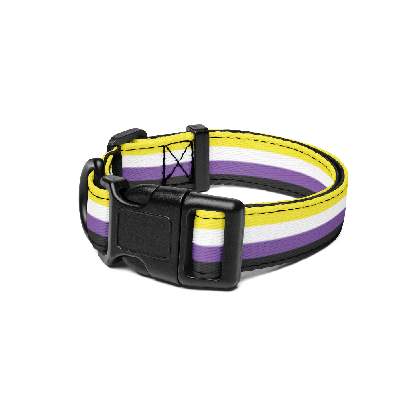 Enby Pride Flag Pet collar