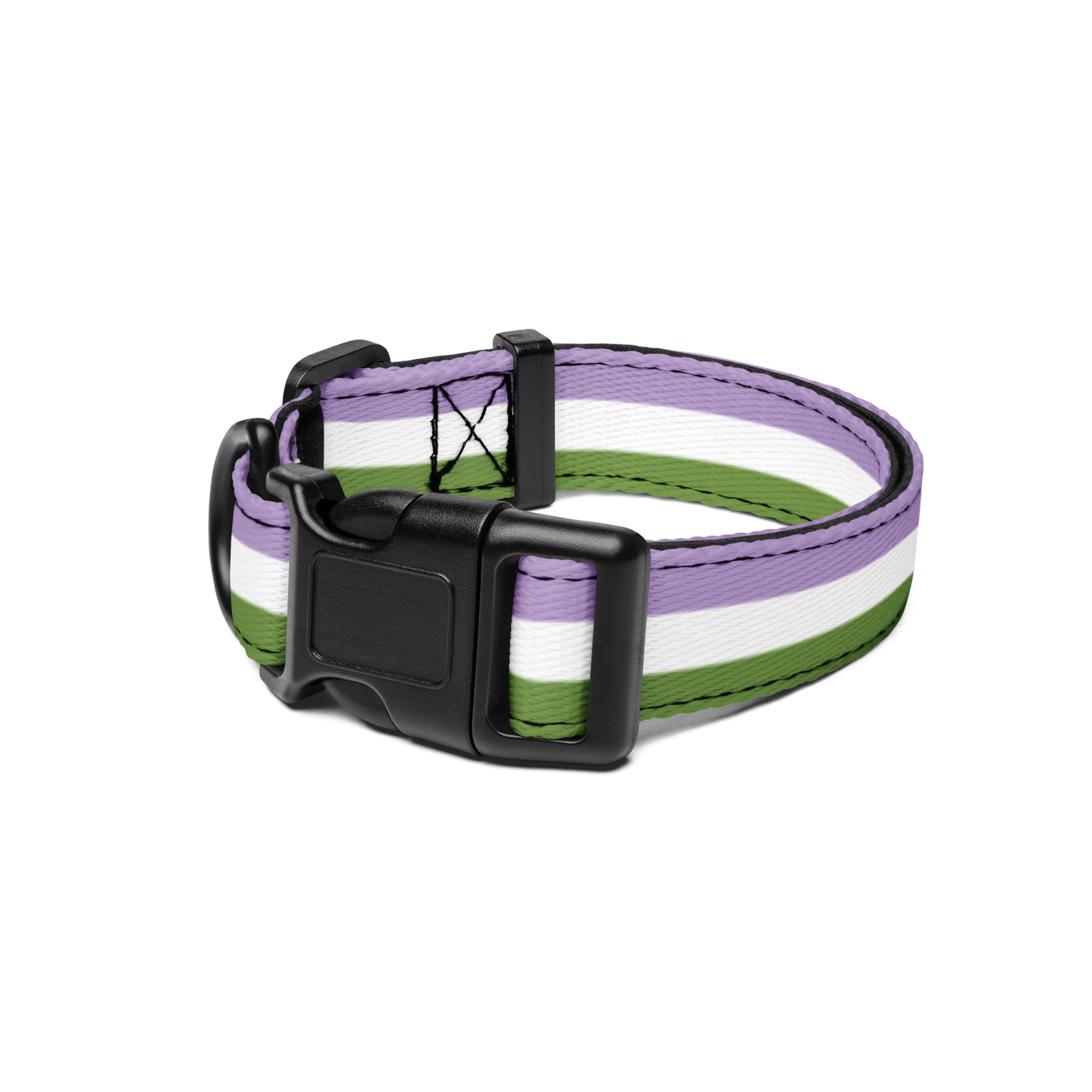 Genderqueer Pride Flag Pet collar