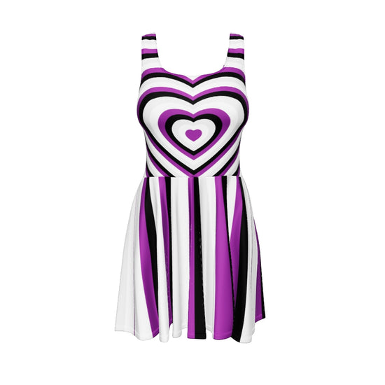 Ace Hearts Skater Dress