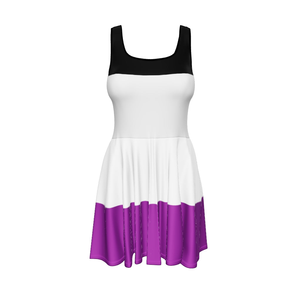 Ace Pride Flag Skater Dress