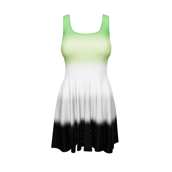 Aro Pride Gradient Skater Dress